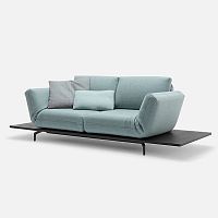 Contemporary sofa AURAfabric2-person