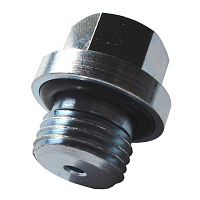 High-pressure pressure relief valve plug