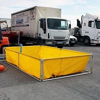 Water tank 4hydrocarbontemporary storagewith frame