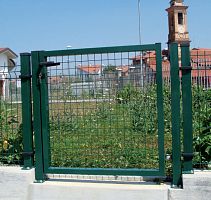 Galvanised steel garden gate FLASH wire mesh