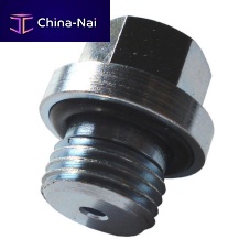 High-pressure pressure relief valve plug