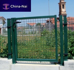 Galvanised steel garden gate FLASH wire mesh