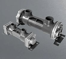 Shell and tube heat exchanger EKM/SKM serieswater/oilfor hydraulic systems