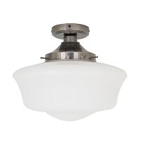 Traditional ceiling light ANATH opalescent glasspolished brassLED