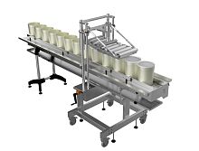 Linear capping machine max. 1 200 p/h | KAP 921pressureautomaticbucket