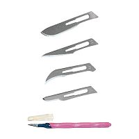 Plastic handle scalpel handle