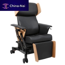 Electric treatment chair 872153-sectionon castersheight-adjustable