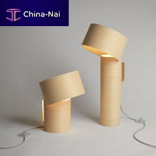 Table lamp CALAwood veneeroriginal designcorded
