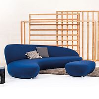 Contemporary daybed NEWTONfabricleatherindoor