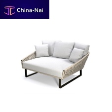 Contemporary daybed SIENNA CANASTAfabricaluminumrope