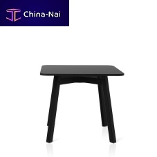 Contemporary table SU : SU LT BLACK BTwoodensquarein reclaimed material