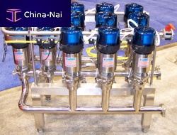 Shut-off valve for liquid food products and beverages