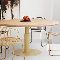Contemporary side table INSIDE oaksolid woodMDF