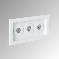 Recessed light fixture MONOX3LEDrectangularcommercial