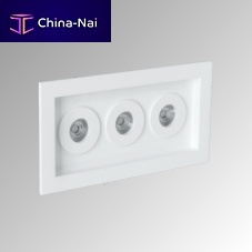 Recessed light fixture MONOX3LEDrectangularcommercial
