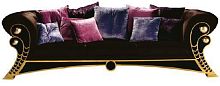 Classic sofa MISOR S 223fabricblack2-person