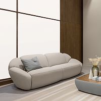 Modular sofa Panumacontemporaryfabricleather