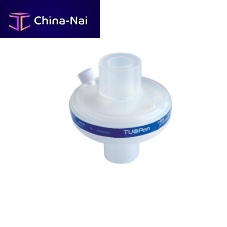 Patient breathing circuit heat and moisture exchanger