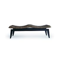 Contemporary bench ANTIXrattanwithout backrestwithout armrests