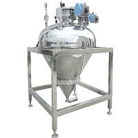 Positive-pressure pneumatic conveying system dense phasefor compressed gas