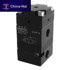 Valve with spring return XVF seriesplugpneumatically-operatedfor air