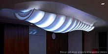 Contemporary chandelier TRANSLUMINAIREplasticincandescent
