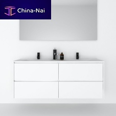 Double washbasin cabinet 160 INT L 4Cwall-hungwoodencontemporary