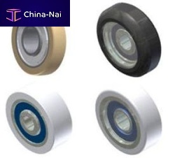 Guide roller plasticwith ball bearing