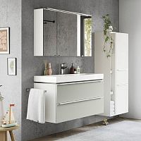 Wall-hung washbasin cabinet SENSO 494melaminecontemporarywithout door