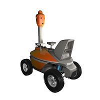 Mobile surveillance robot S5 ALPRautonomousfor parking lots