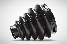 Conical bellows rubber