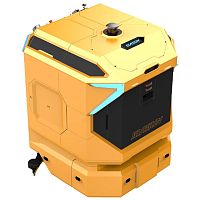 Cleaning robot for automotive applications mobile