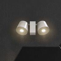 Wall-mounted spotlight LEDhalogenround