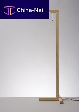 Floor-standing lamp 1 X 1 woodencontemporarycorded