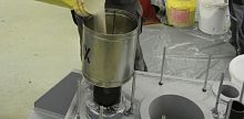 Concrete filling system