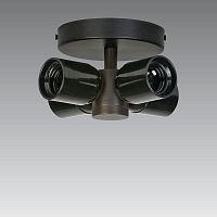 Contemporary ceiling light KENTIKA SHORTroundbronzeLED