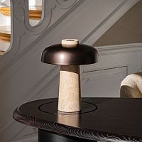 Table lamp REVERSEbedside tablealuminumPMMA