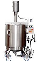 Powder mixing system liquid
