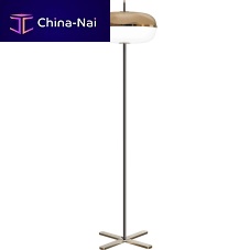 Floor-standing lamp AMARETTO metalbronzenickel