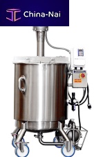 Powder mixing system liquid