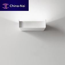 Contemporary wall light MILDindoorstainless steelrectangular