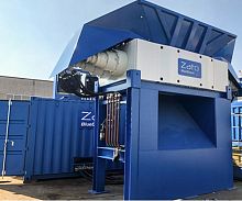 Primary shredder BLUE STORM GF1000double-shaftfor woodmetal