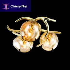 Original design ceiling light ERSAglasssteelincandescent