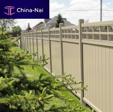 Fencing with panels ALPAgardenPVCtraditional