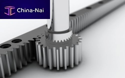 Helical rack and pinion groundprecisionlinear
