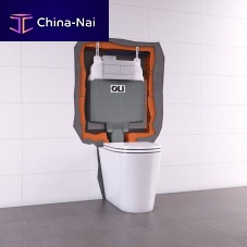 Polypropylene toilet tank OLI74 PLUS DIRECTbuilt-inmanually-operated