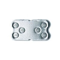 Rivet plate conveyor belt fastener BR series siliconstainless steelgalvanised steel