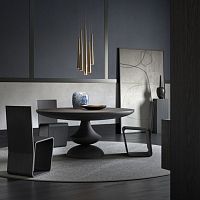 Contemporary table BIRIGNAO lacquered woodhemlocklacquered wood base