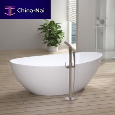 Oval bathtub EGGfree-standingstone resinwhite