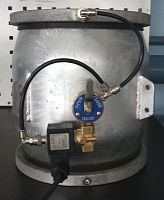 Radial diaphragm valve manualhydraulicfor control